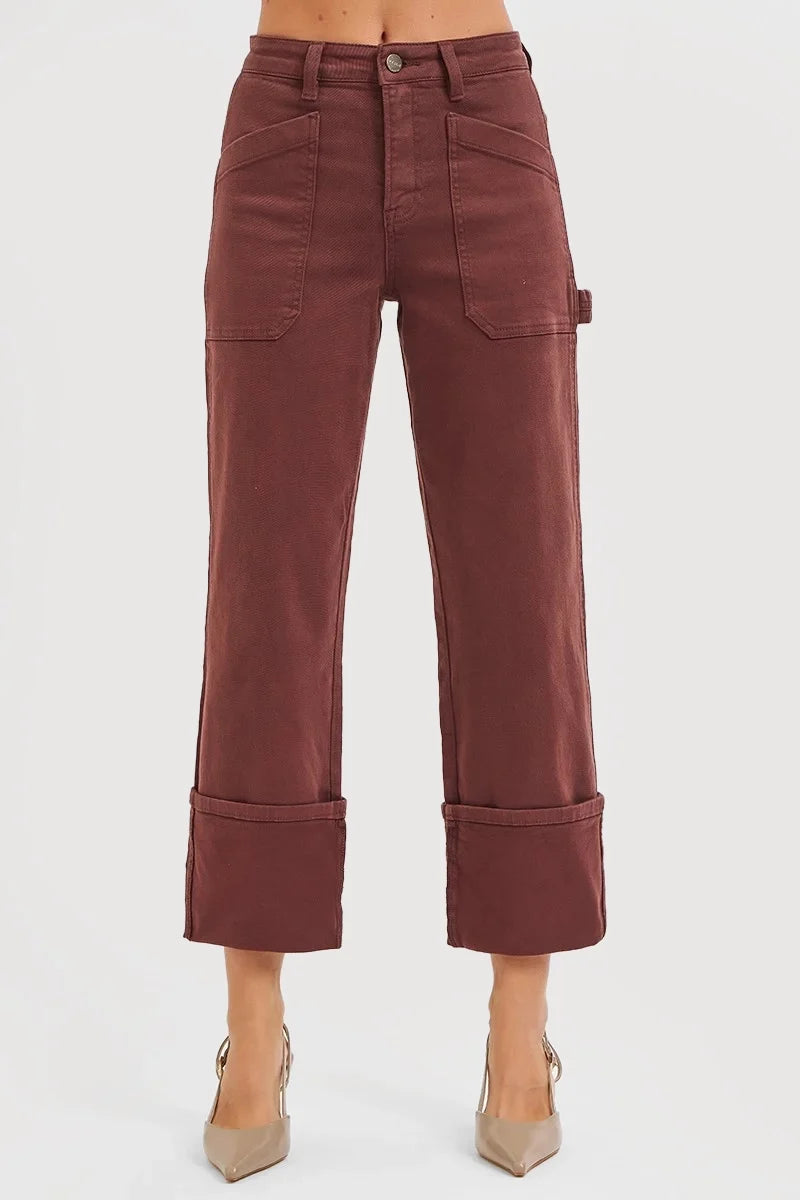 High Rise Cuffed w/ Patch Pkts
