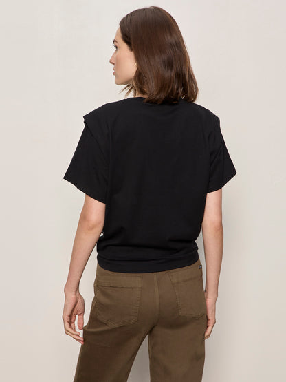 GOOD TO GO TIE FRONT TEE