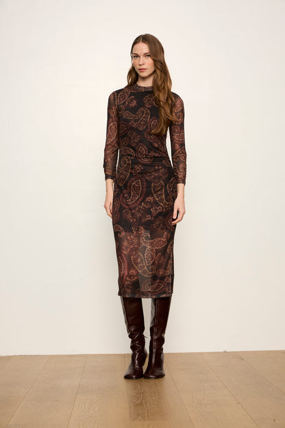 EASY AUTUMN MESH DRESS