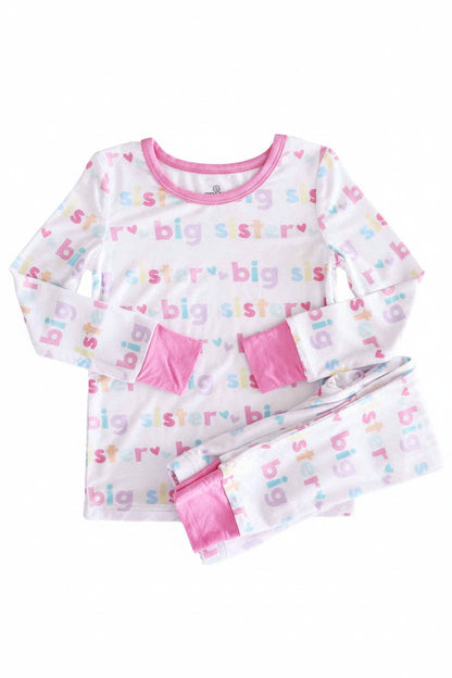 Big Sister Two Piece Pajama Set