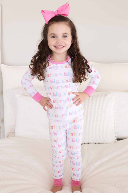 Big Sister Two Piece Pajama Set