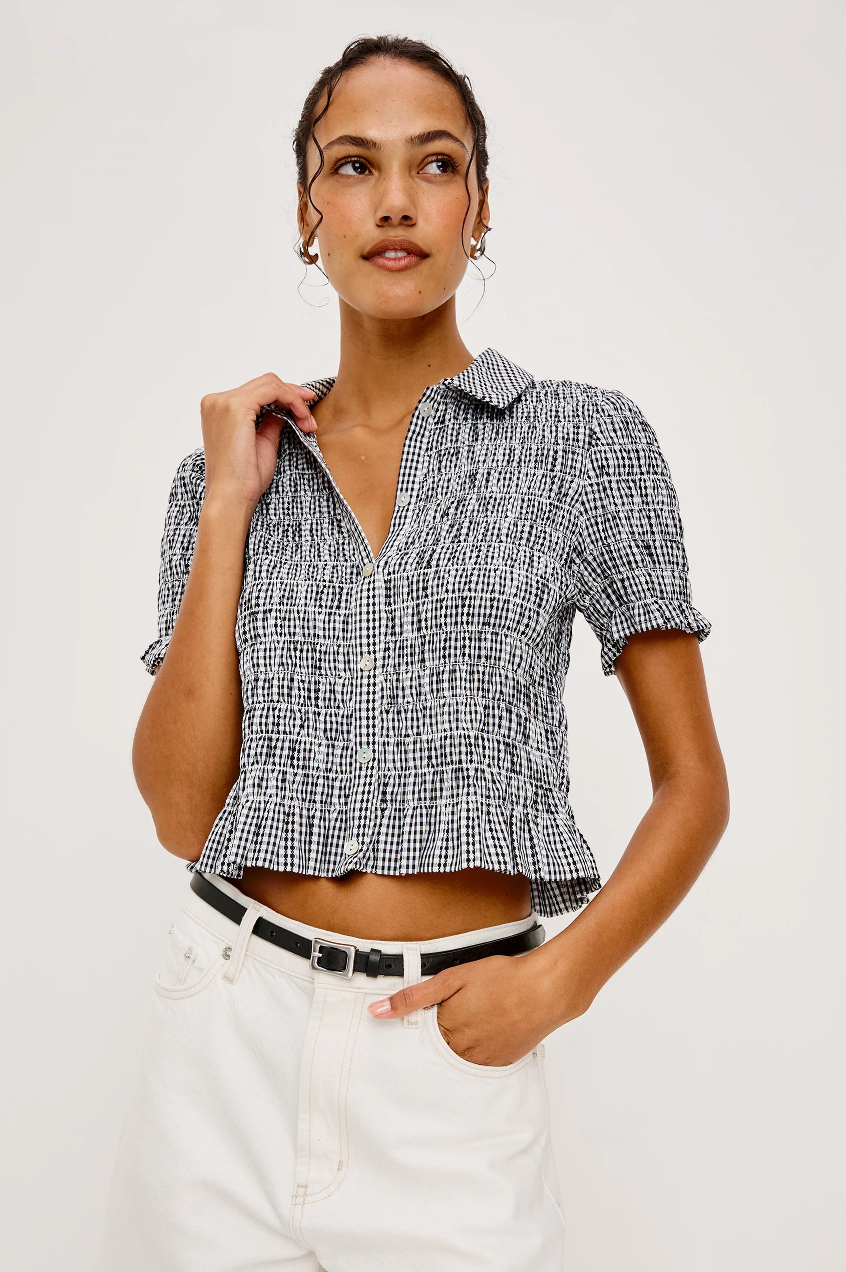 Alton Gingham Top