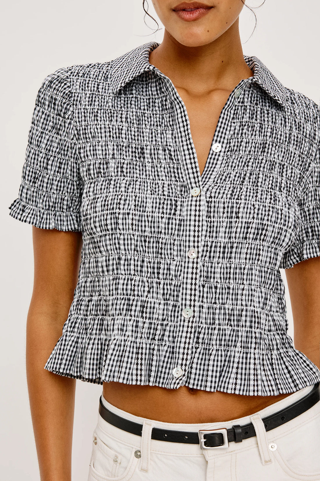 Alton Gingham Top