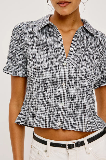 Alton Gingham Top