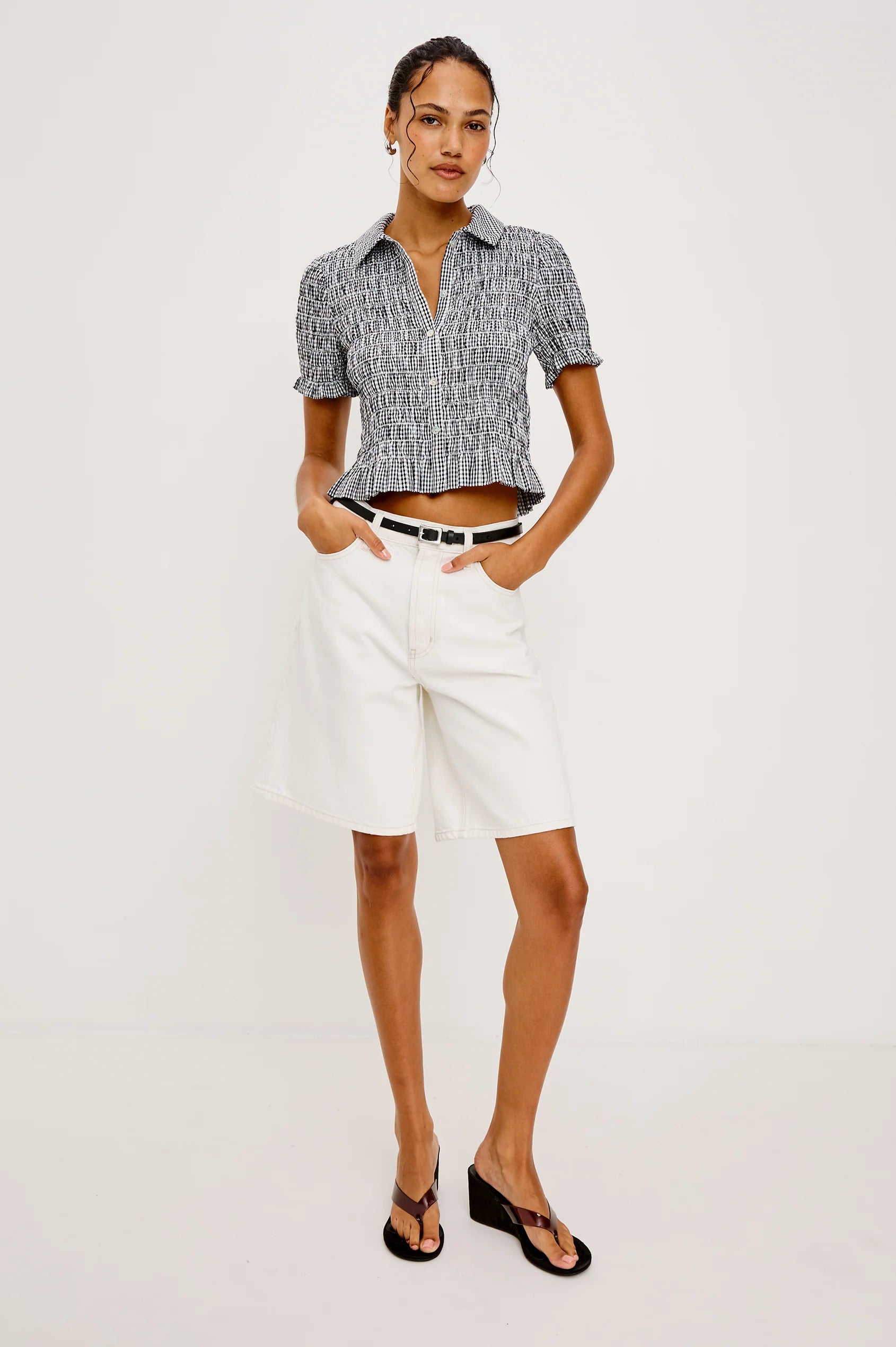 Alton Gingham Top