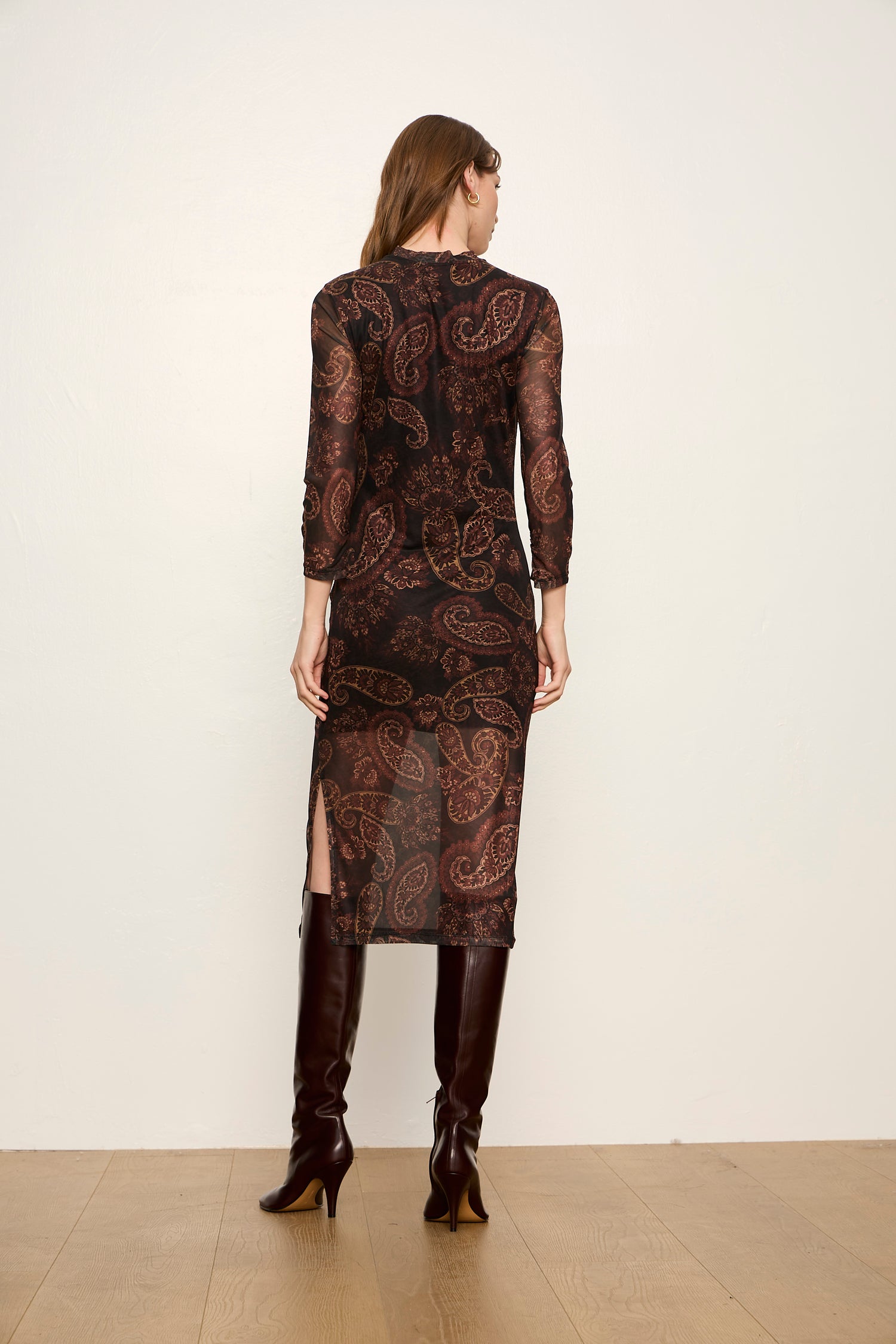 EASY AUTUMN MESH DRESS