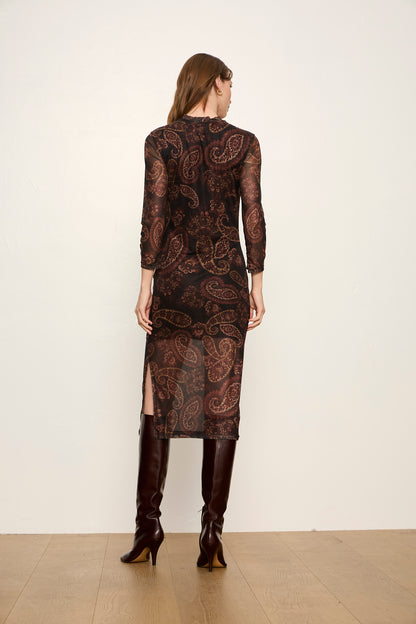 EASY AUTUMN MESH DRESS