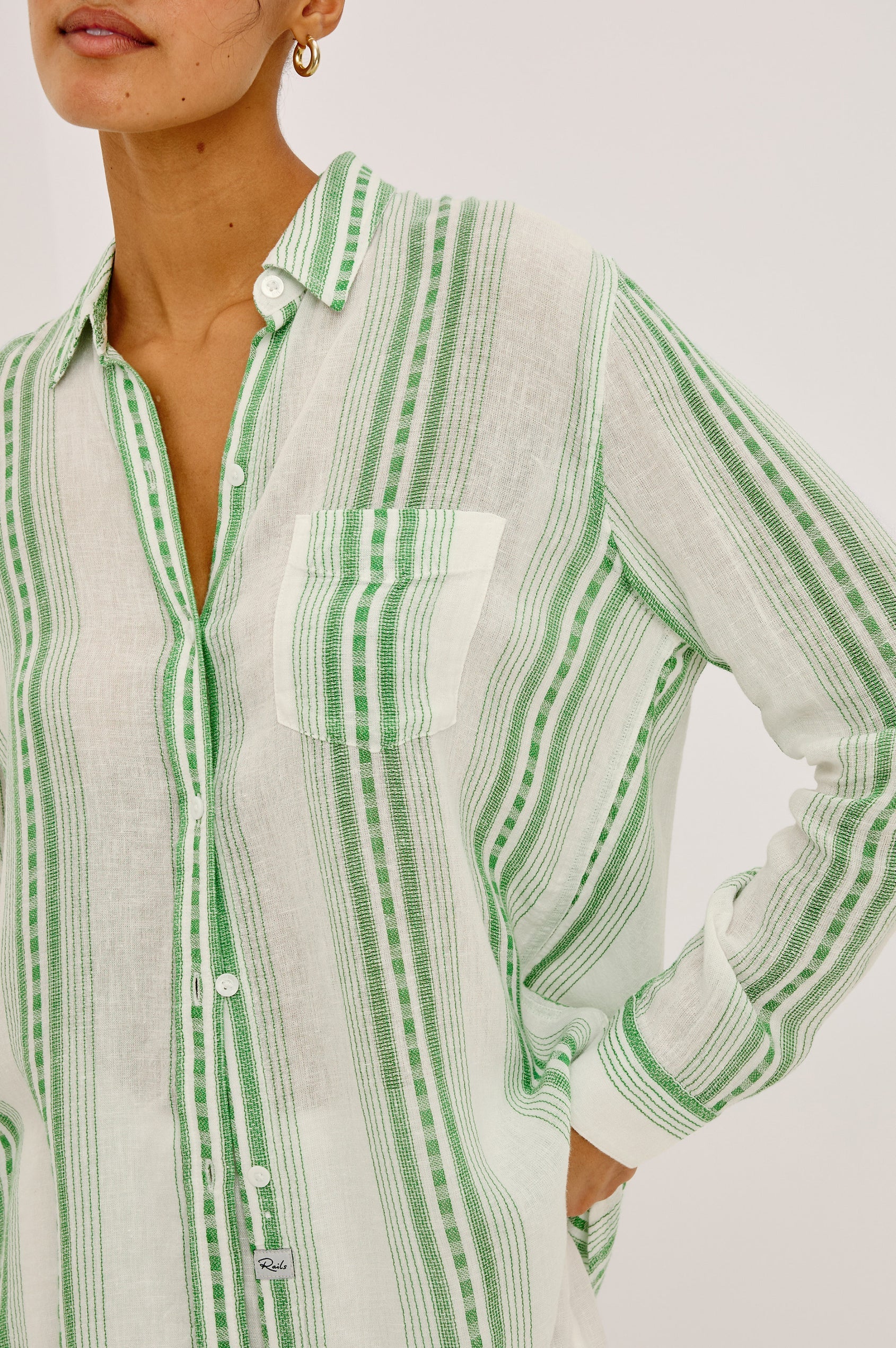 Charli Striped Blouse