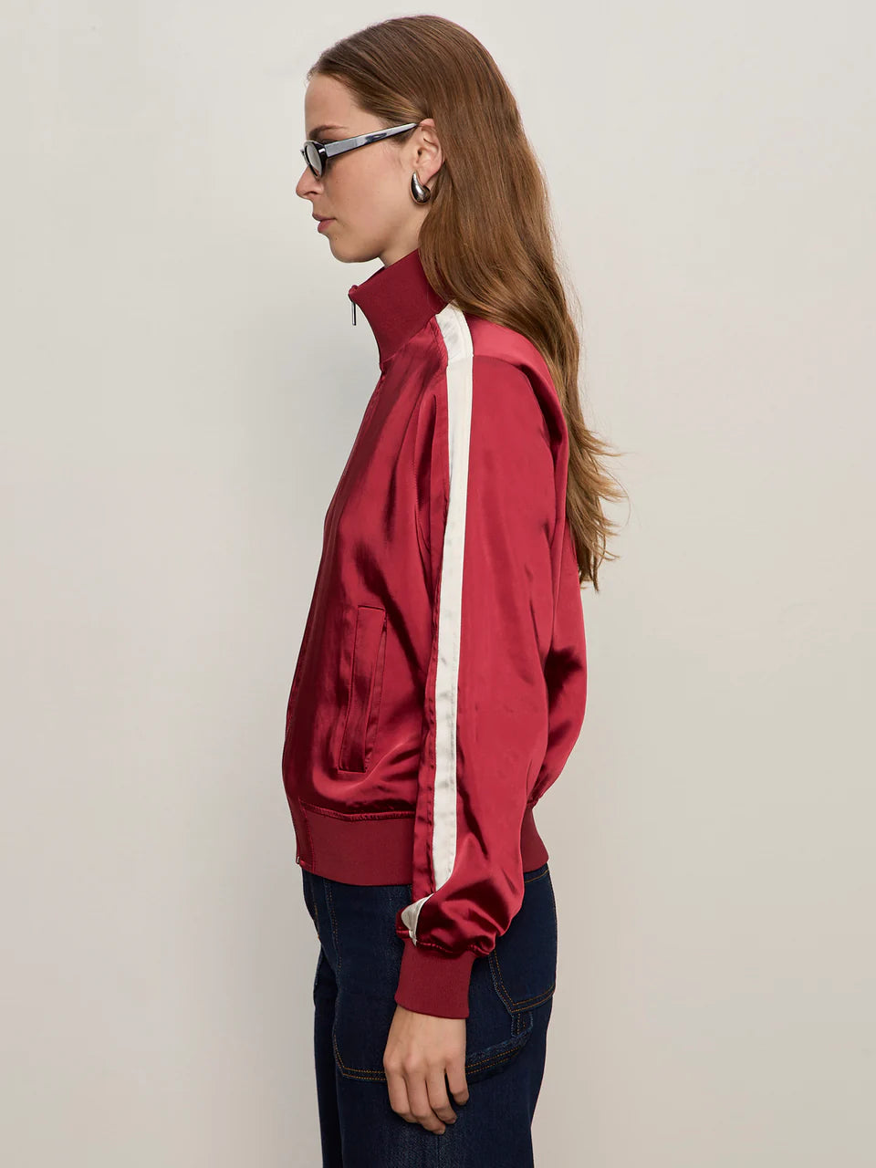 Satin Track Jacket