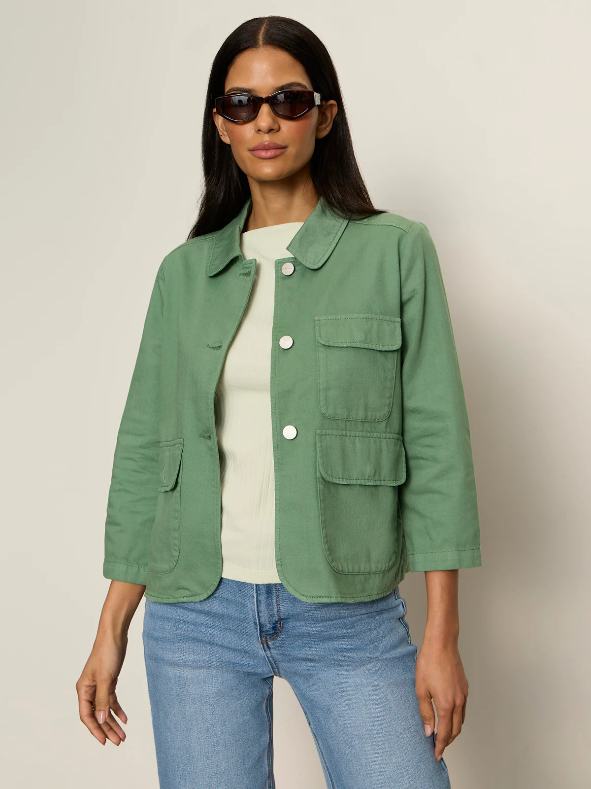Crop Chore Jacket