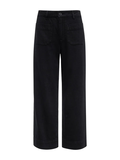Marine Wide Leg Crop