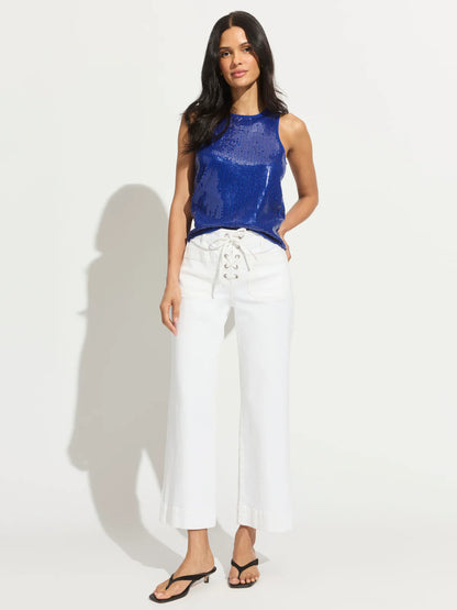Lace Up Mariner Jeans