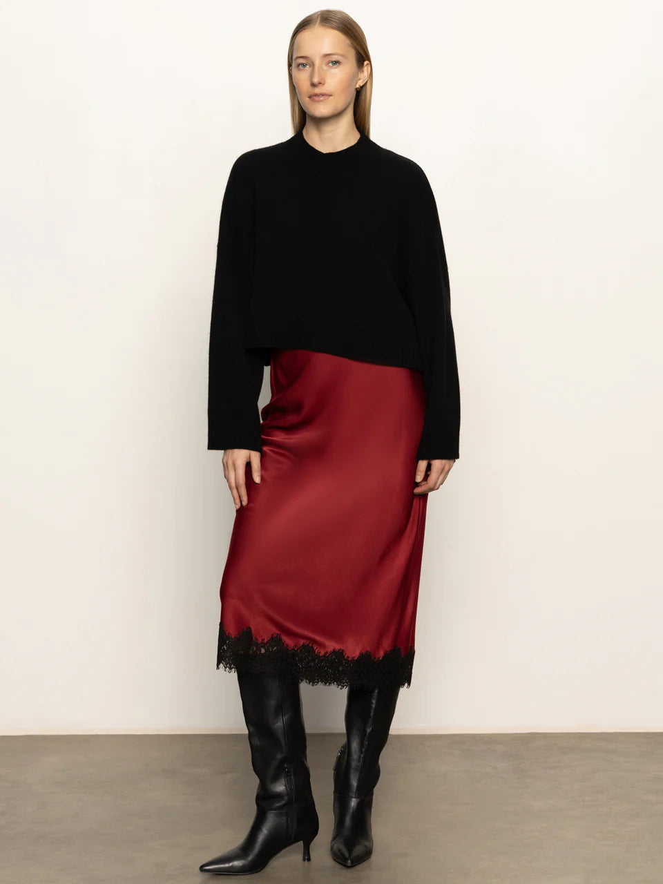 Slip Skirt w/ Lace