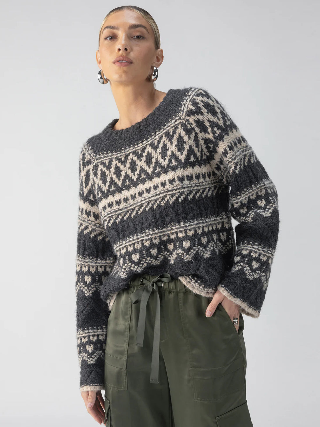 Fairisle Crew Neck Sweater