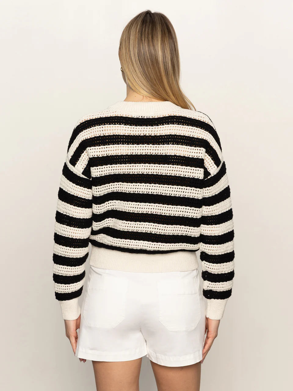 Open Knit Bomber