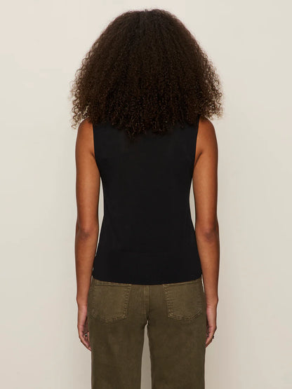 Knitted Button Front Tank