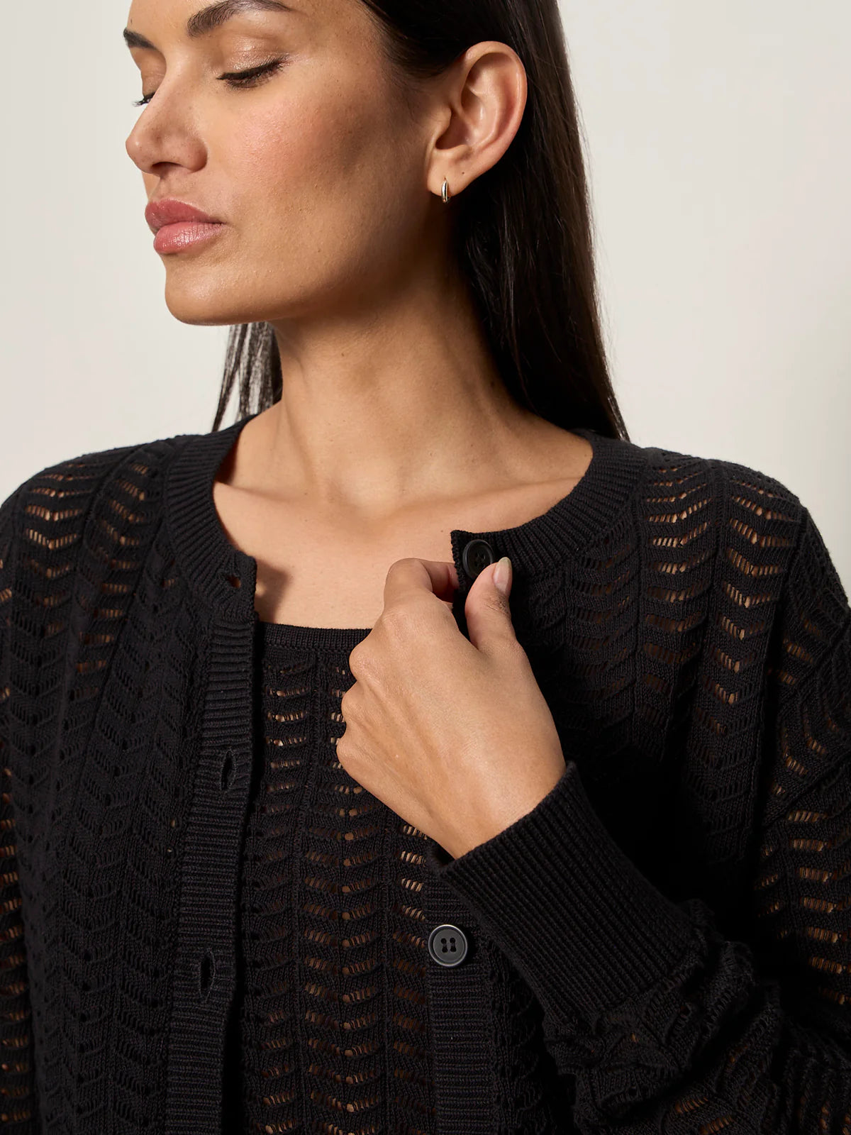 For Keeps Pointelle Cardigan