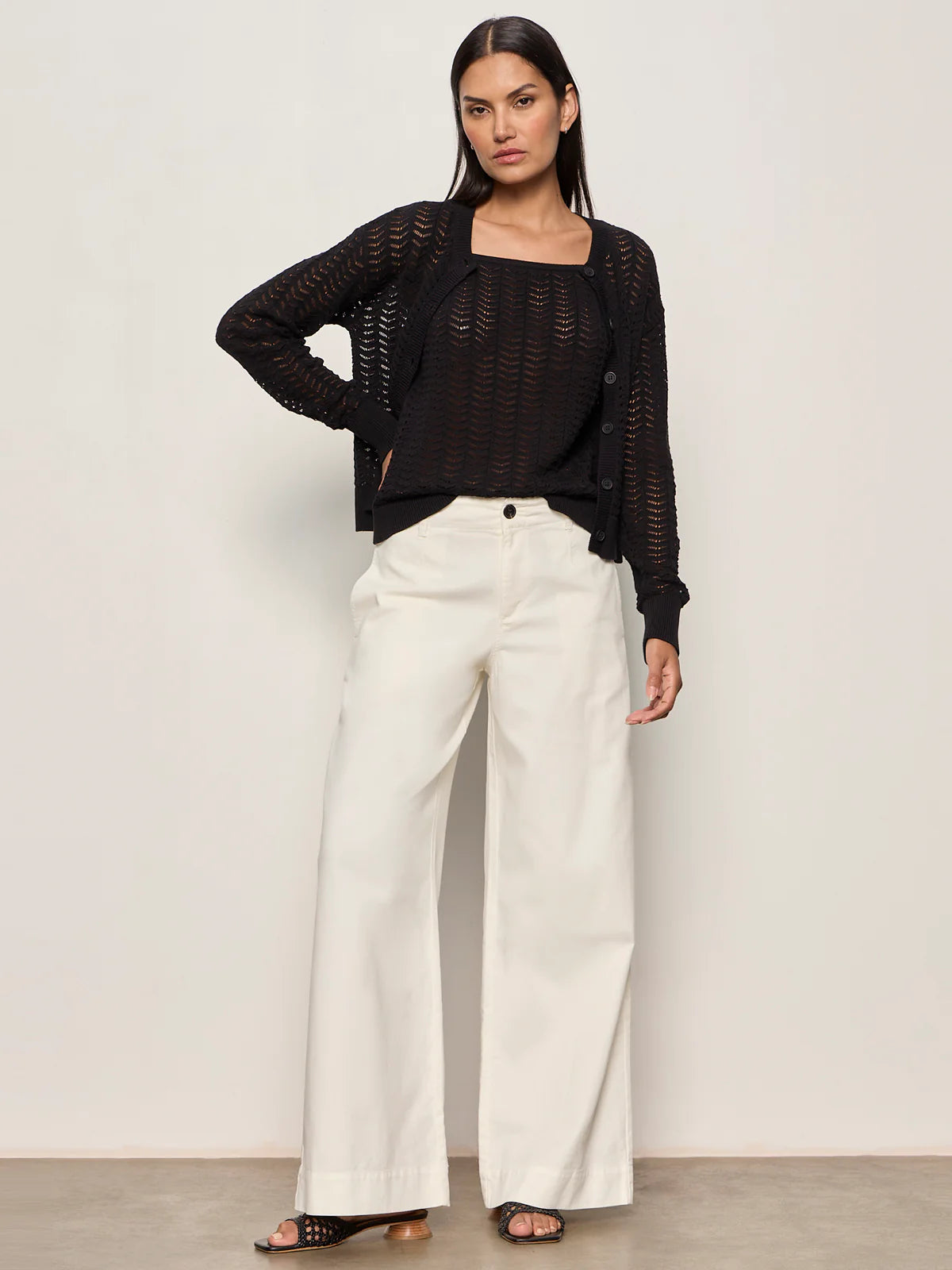 For Keeps Pointelle Cardigan