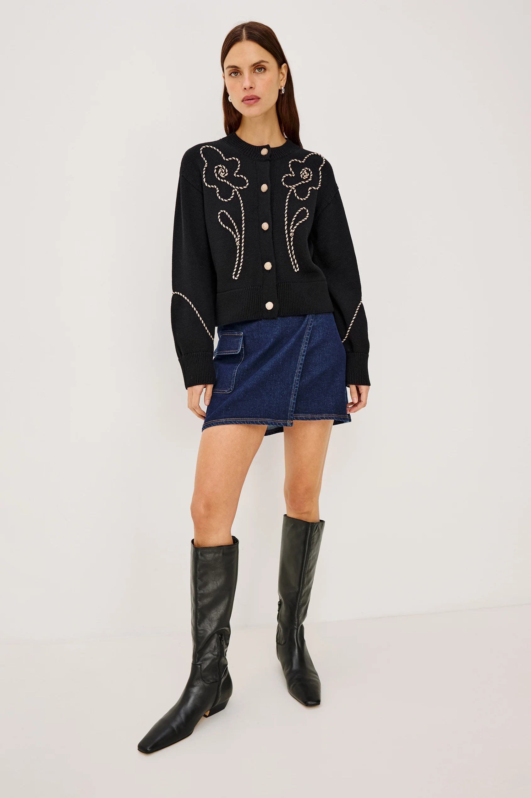 Dillon Denim Skirt