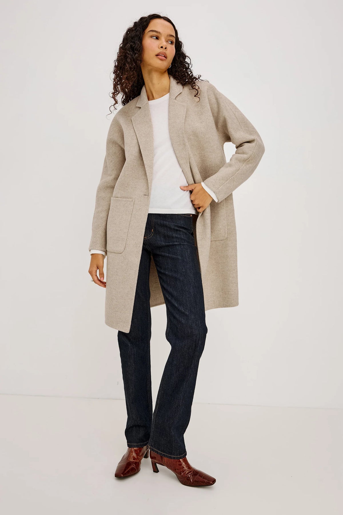 Everest Herringbone Coat