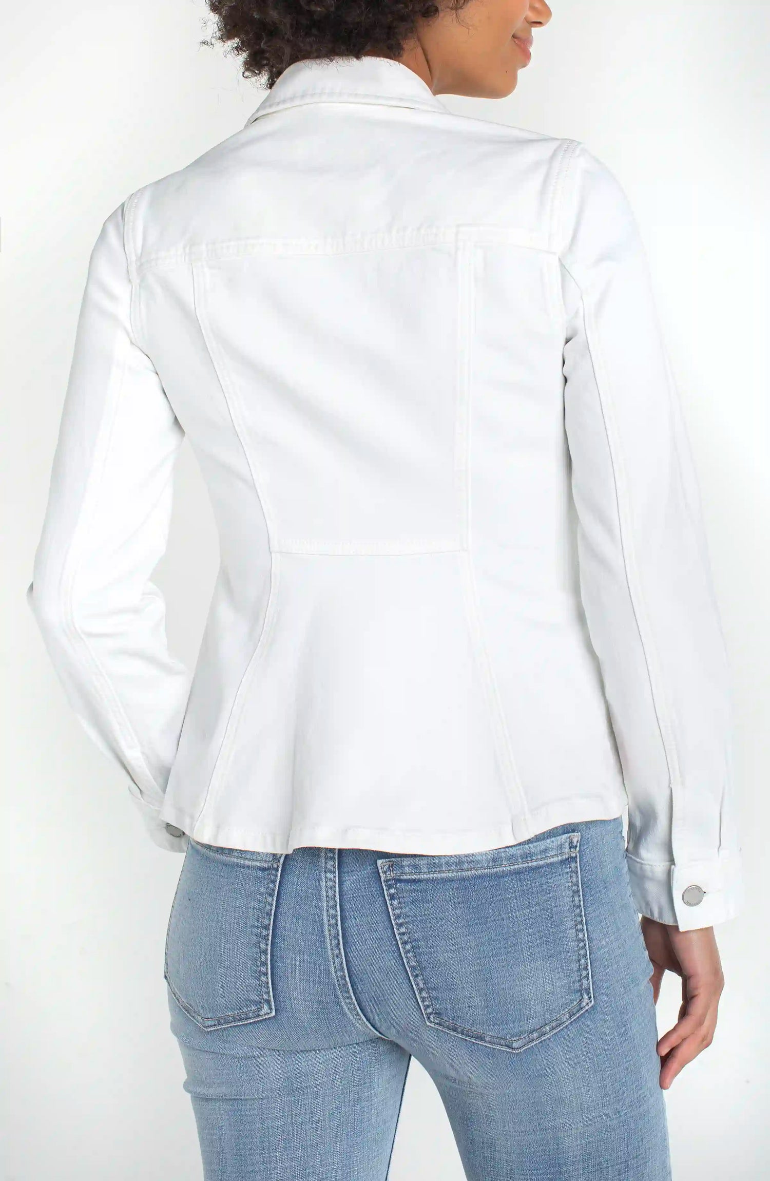 Fit and Flare Trucker Jacket