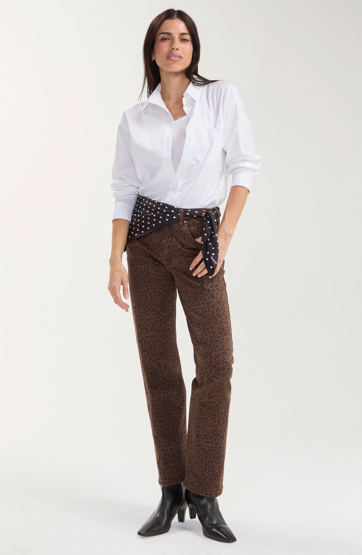 Kennedy Straight Animal Jeans