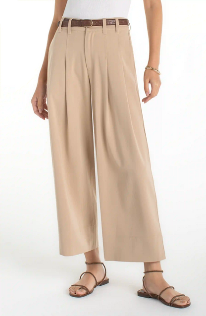 Pleated Wide Leg Pants