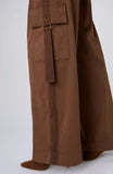 Mid Rise Cargo Wide Leg Pants