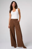 Mid Rise Cargo Wide Leg Pants