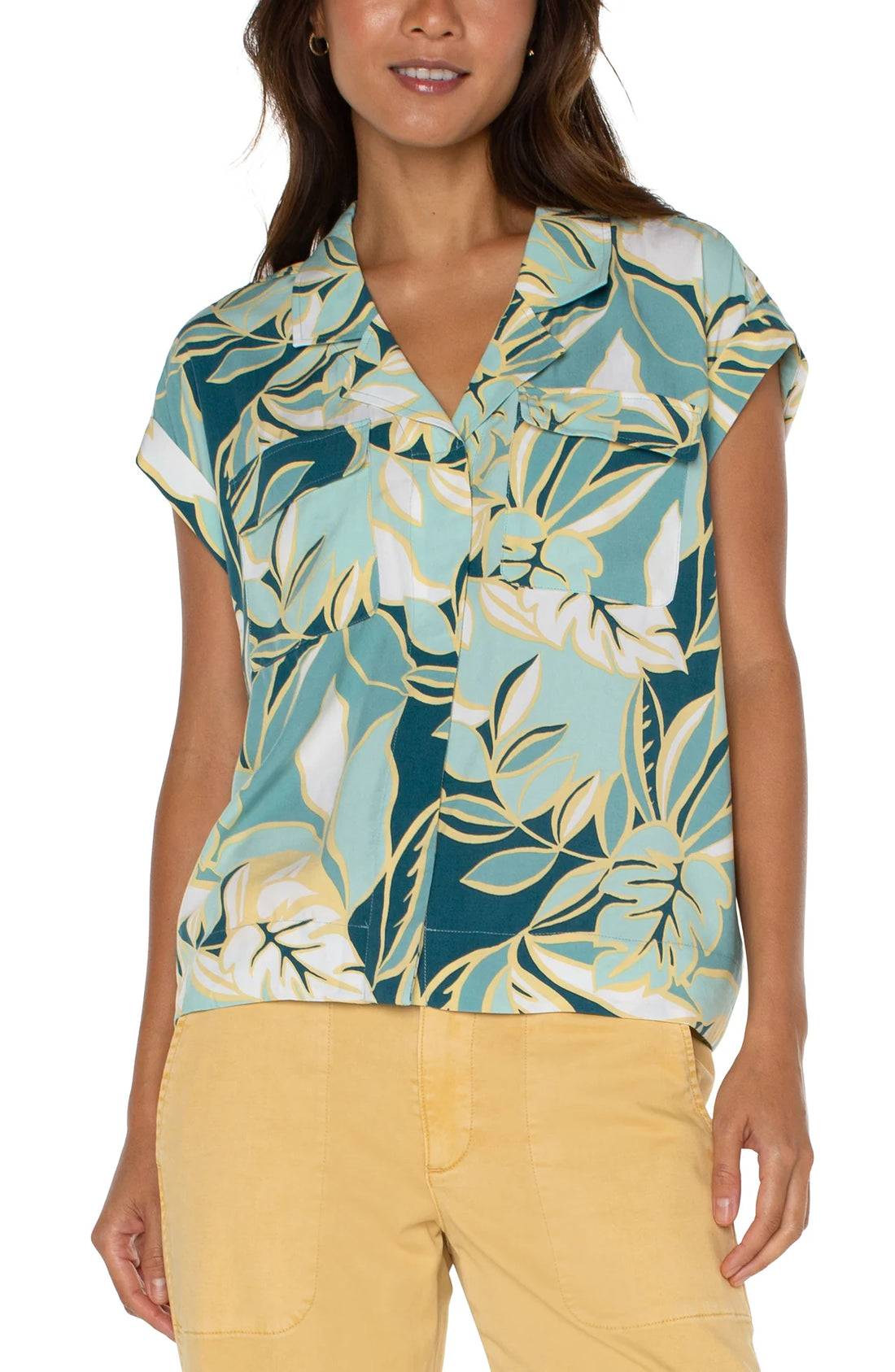 Cropped Tropical Top