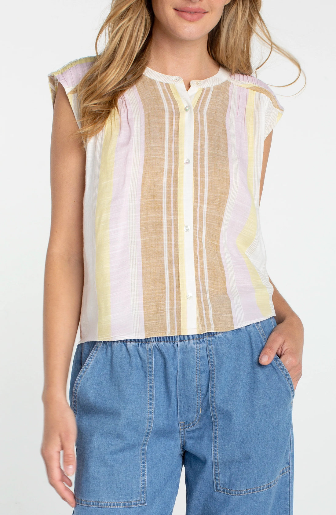 Dolman Button Down Top