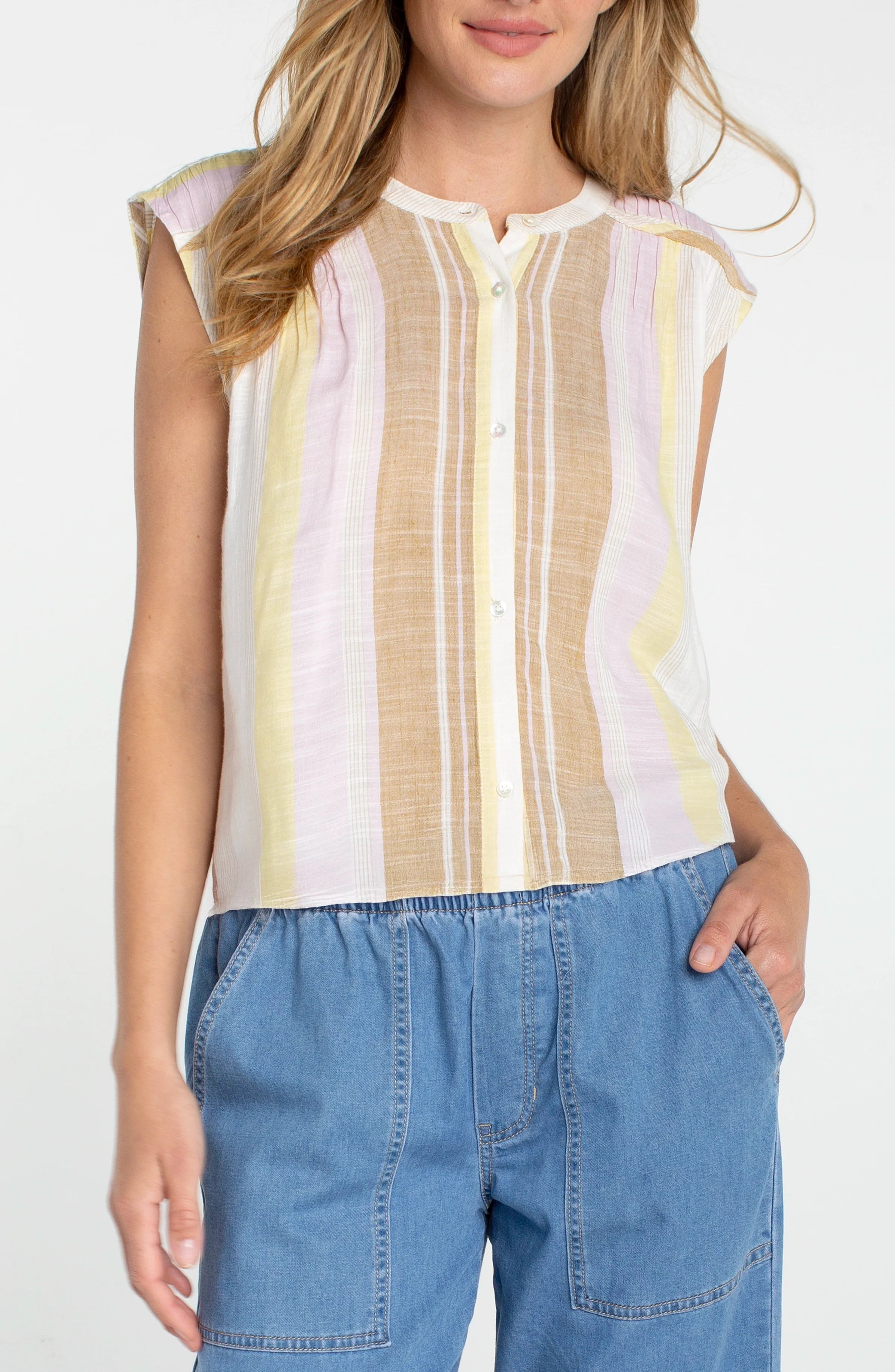 Dolman Button Down Top