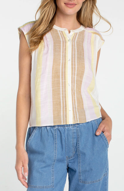 Dolman Button Down Top