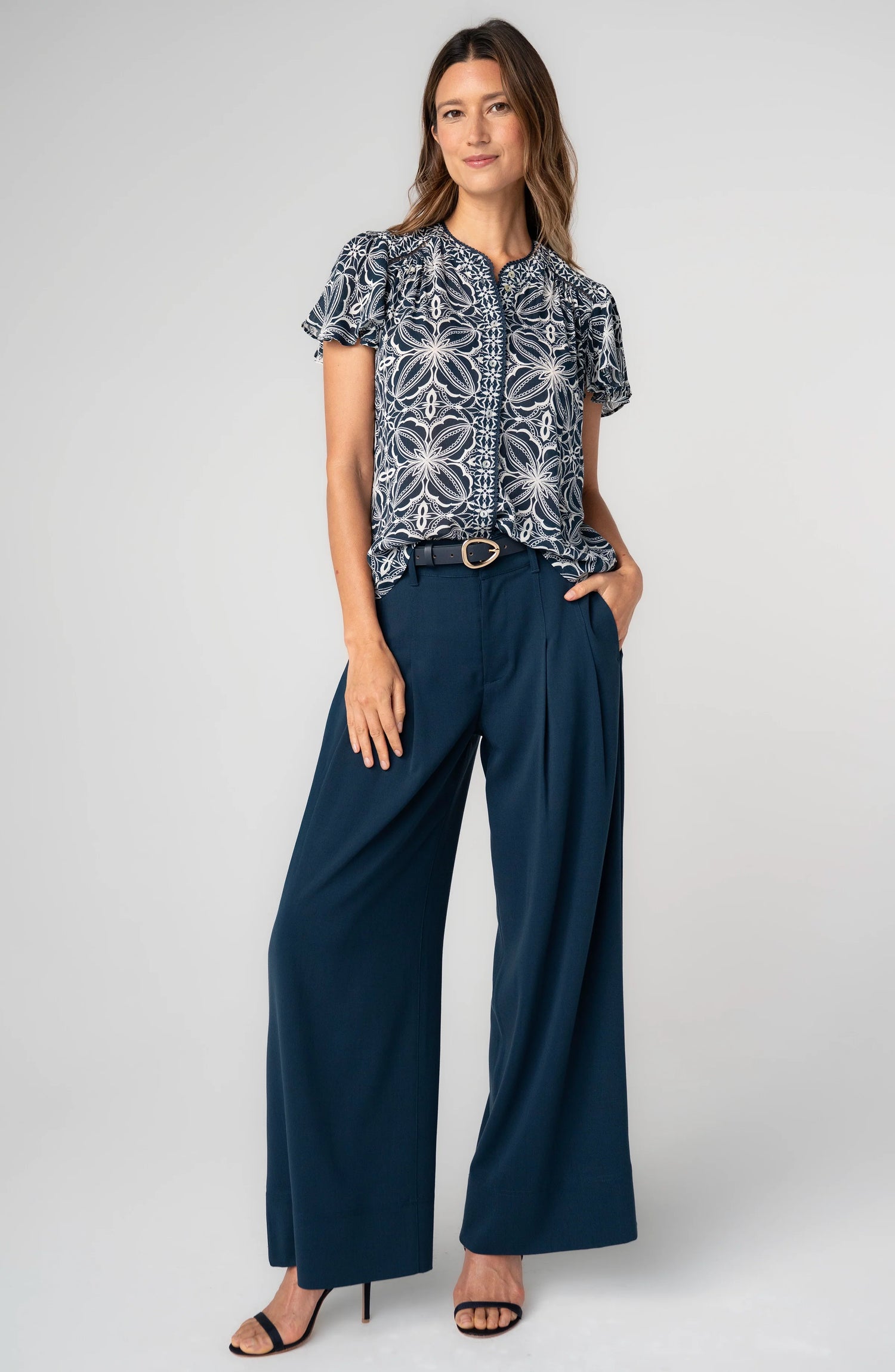 Flutter Sleeve Top