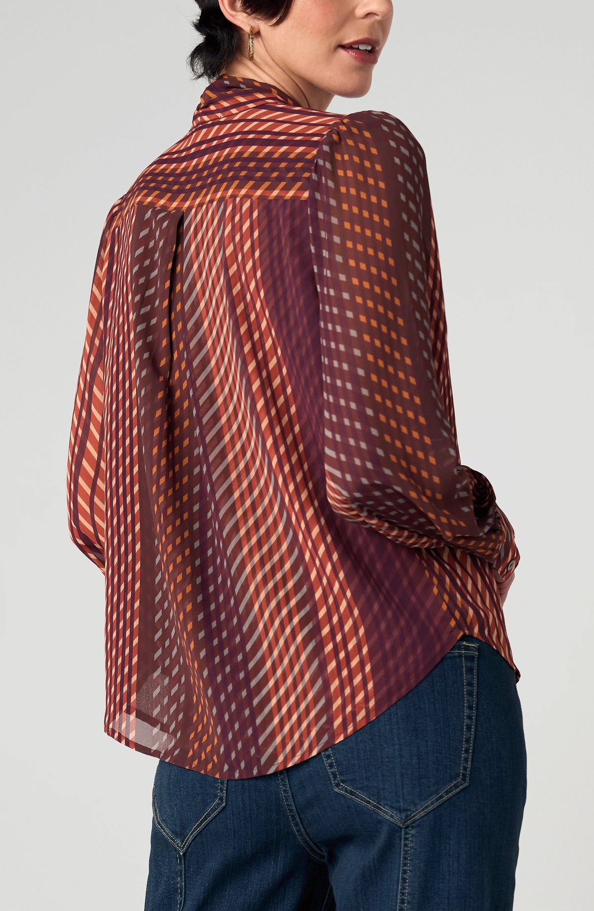 Blouse With Neck Tie
