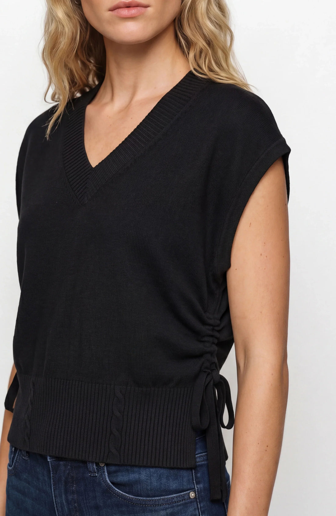 Dolman Popover Sweater w/ Ties