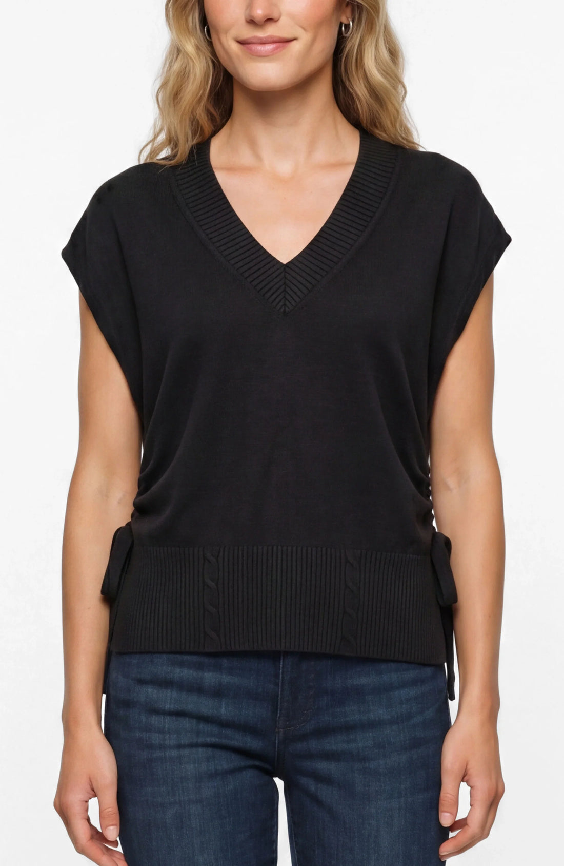 Dolman Popover Sweater w/ Ties