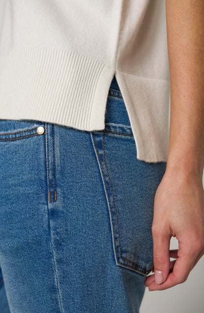 S/S V-Neck Dolman Sweater