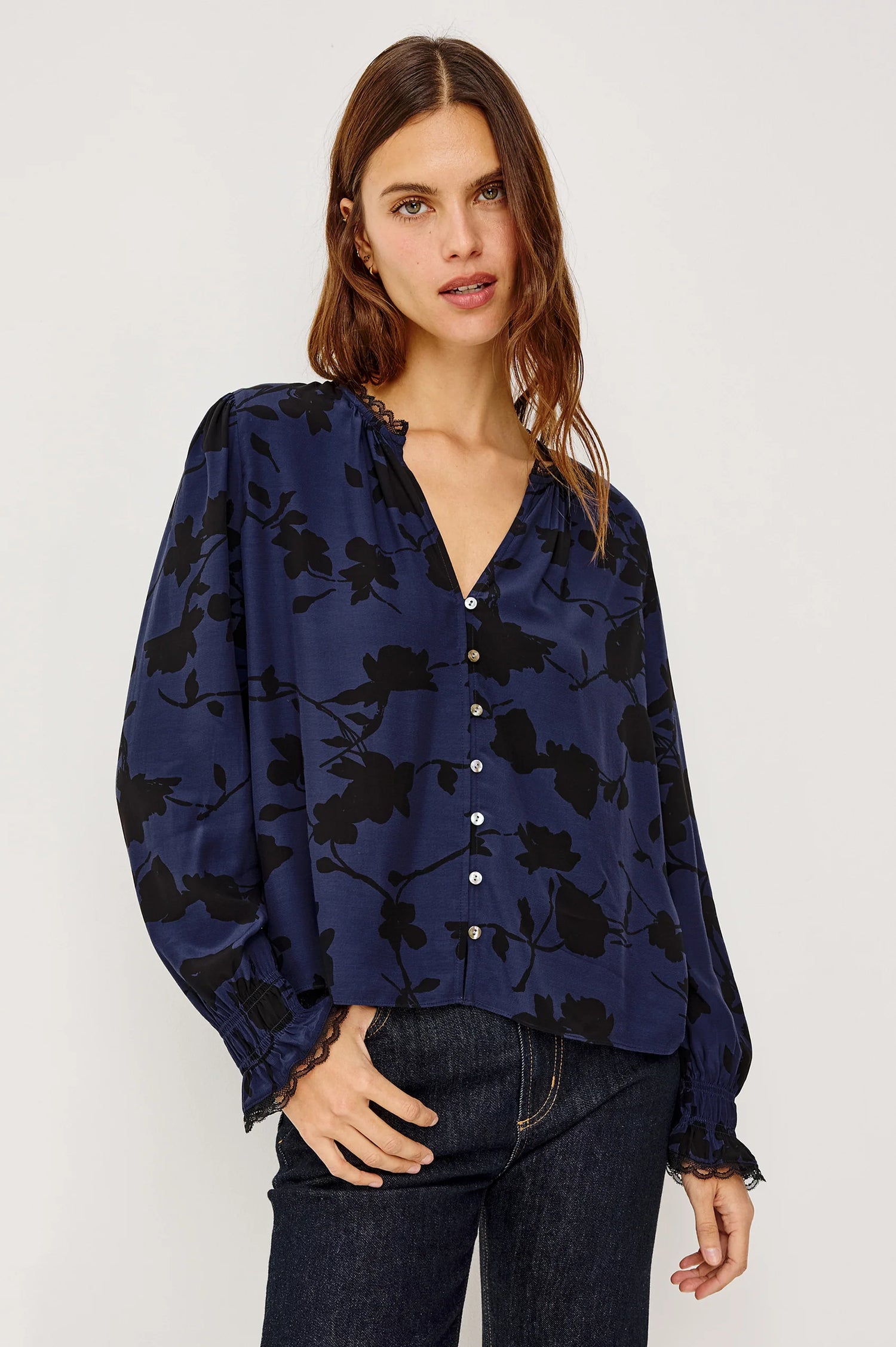 Magda Floral Blouse