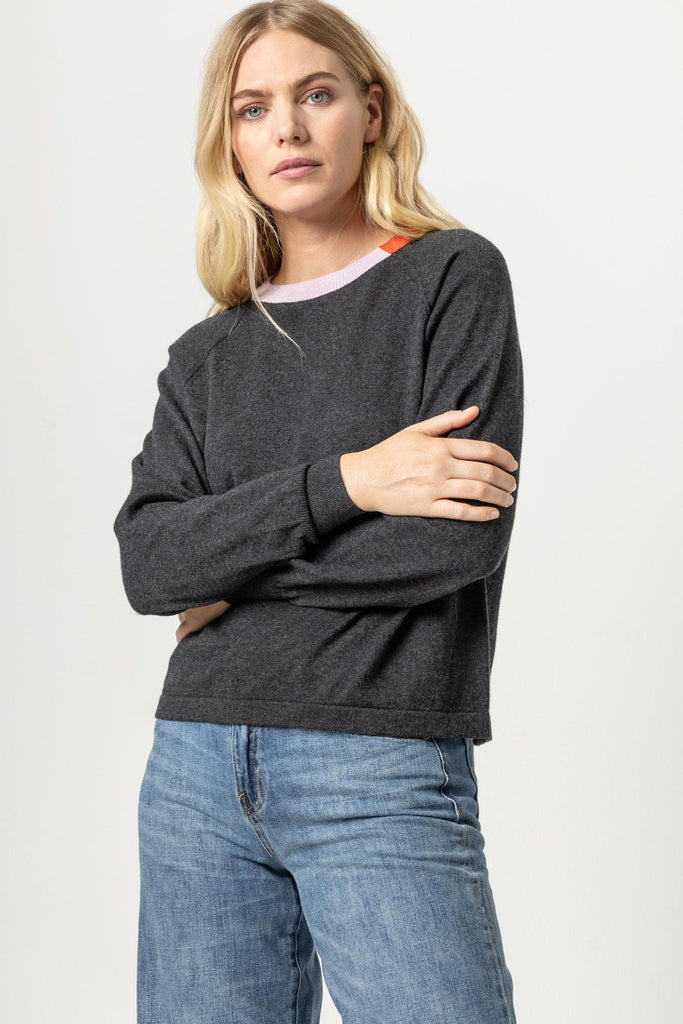 Colorblock Raglan Sweater