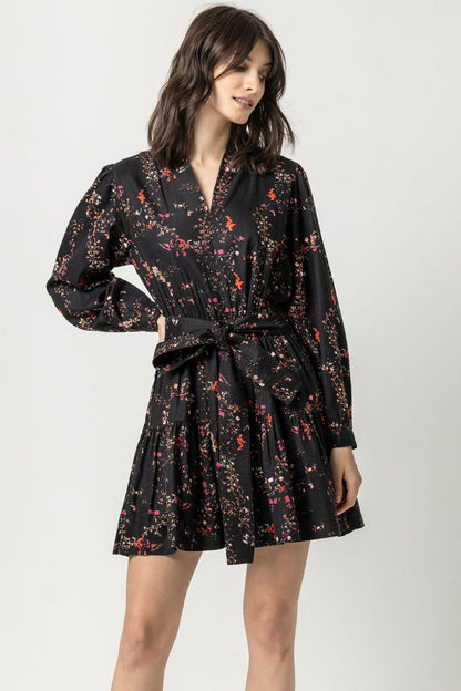 L/S Peplum Dress