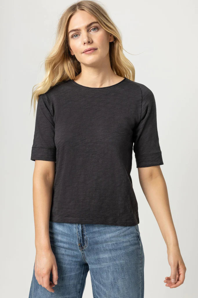 Saddle Shoulder Crewneck