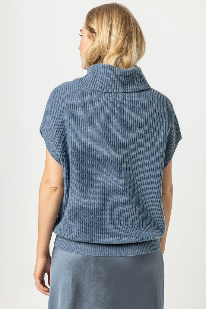 Ribbed Turtleneck Sweater