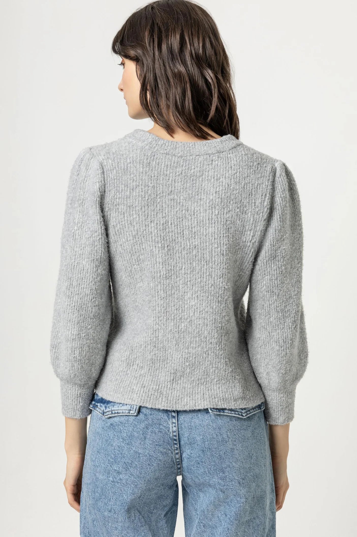 3/4 Puff Slv Sweater
