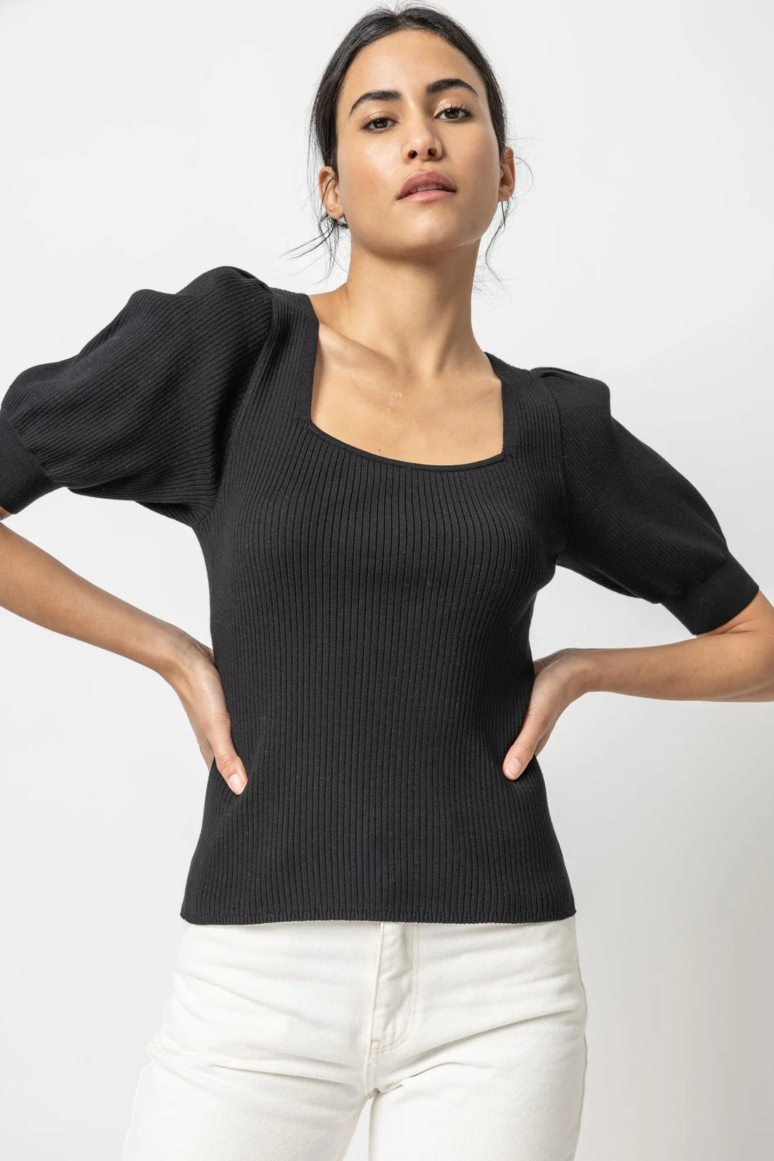 Full Sleeve Square Neck Top