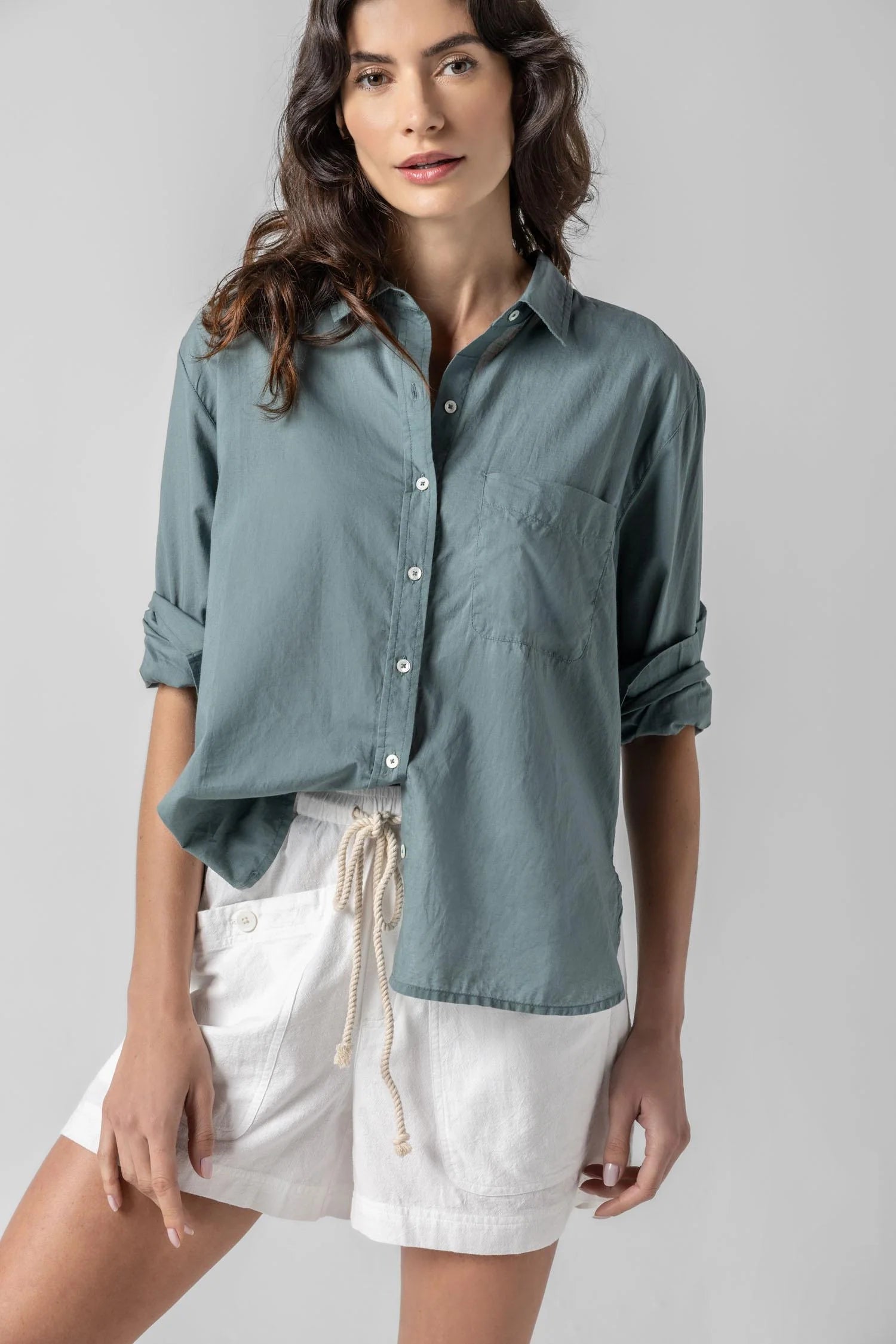 Relaxed L/S Button Down