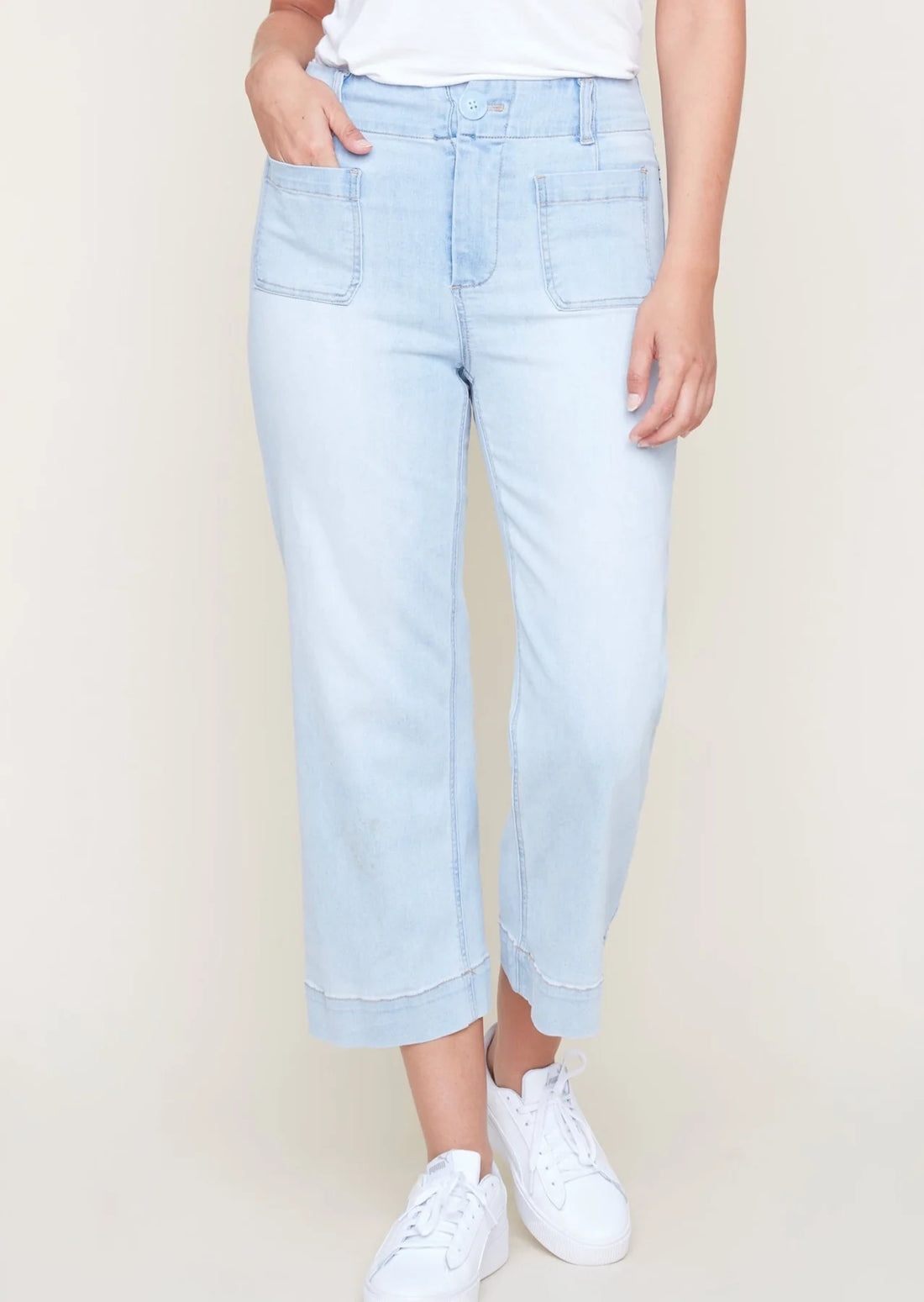 Front Pocket Crop Jean