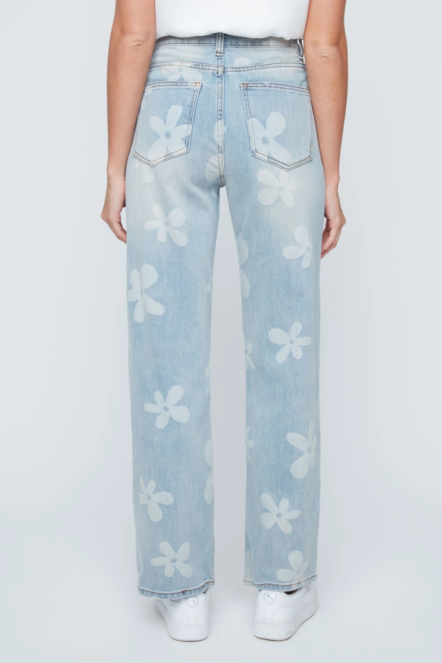 Daisy Print Jeans