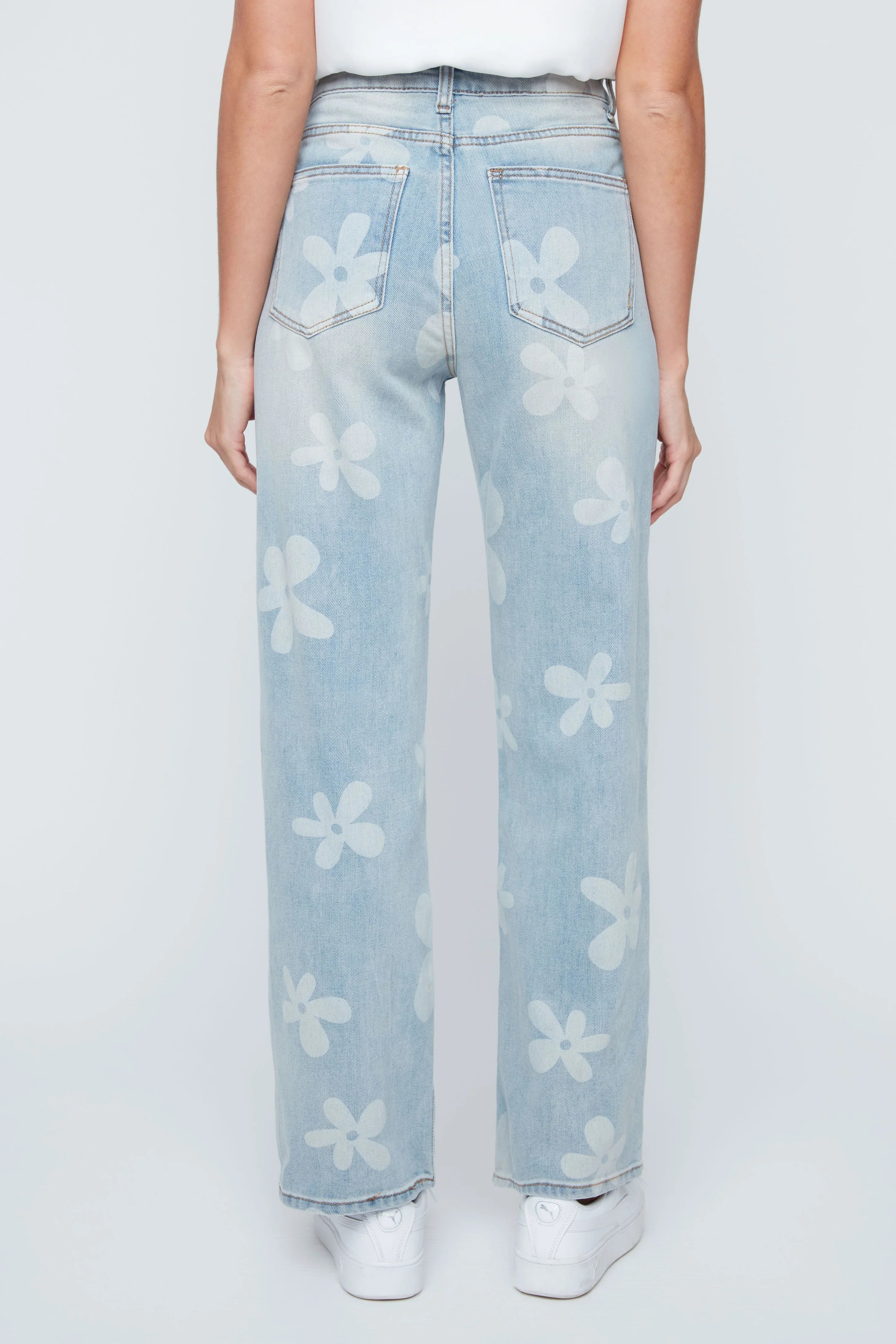 Daisy Print Jeans