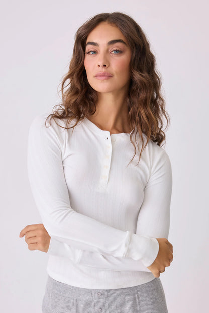 Back To Basics Pointelle Top